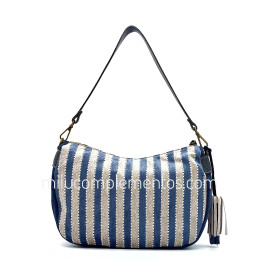 Bolso Caramelo color azul nueva temporada 2024 2025