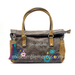 Bolso Frida Kahlo color marron otoño invierno 2024 2025