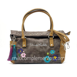 Bolso Frida Kahlo color marron nueva temporada 2024 2025