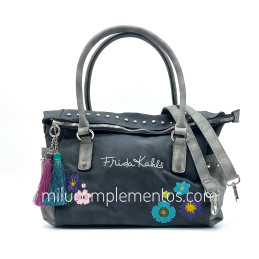 Bolso Frida Kahlo color negro nueva temporada 2024 2025