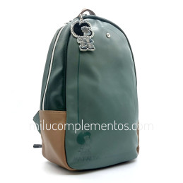 Mochila Mafalda color verde nueva temporada 2024 2025