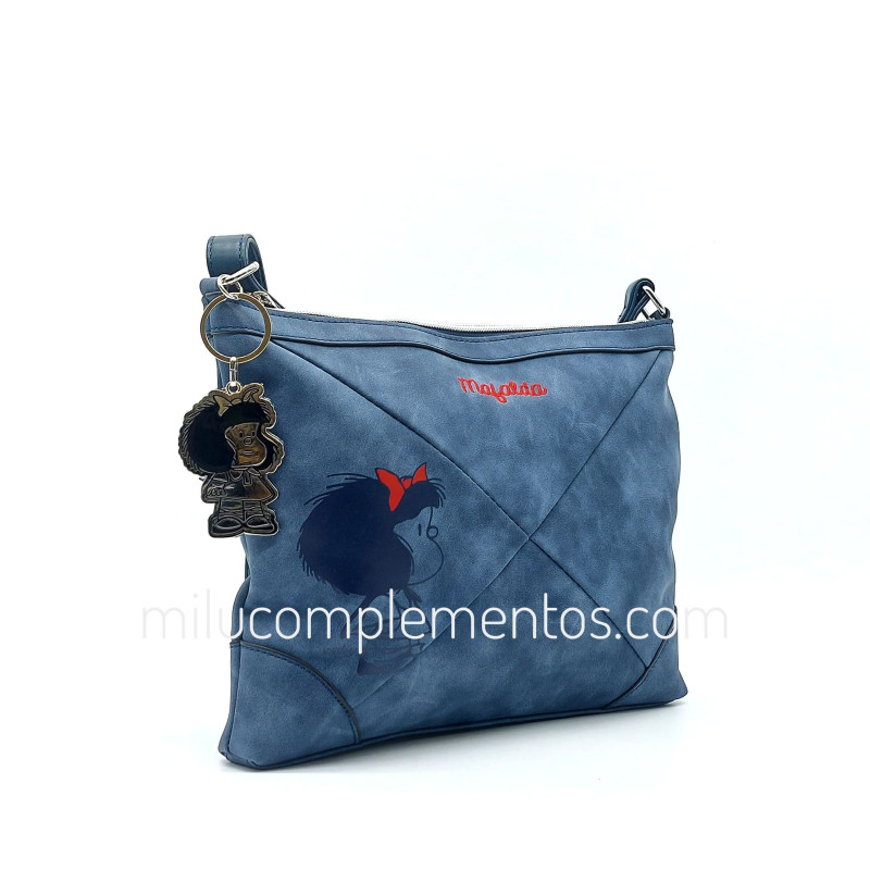 Bolso Mafalda color azul otoño invierno 2024 2025