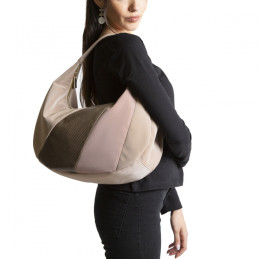 Bolso Tantrend color gris rosado nueva colección 2024 2025