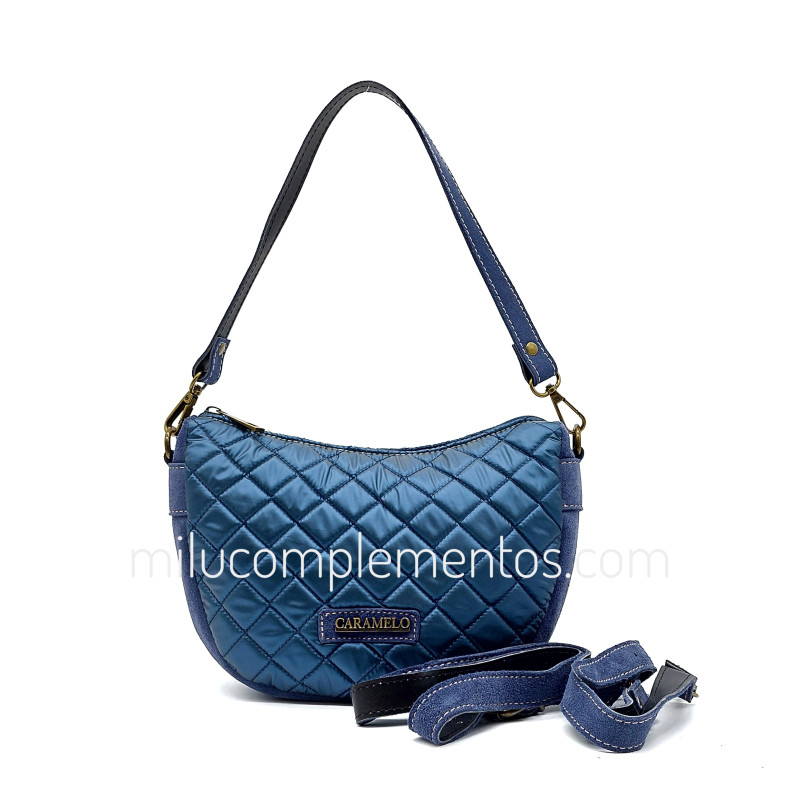 Bolso Caramelo color azul otoño invierno 2024 2025