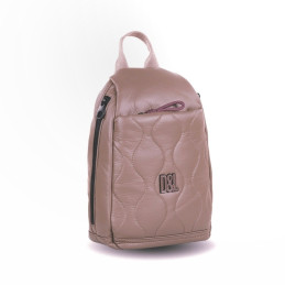 Mochila antirrobo Devota & Lomba color nude otoño invierno 2024 2025