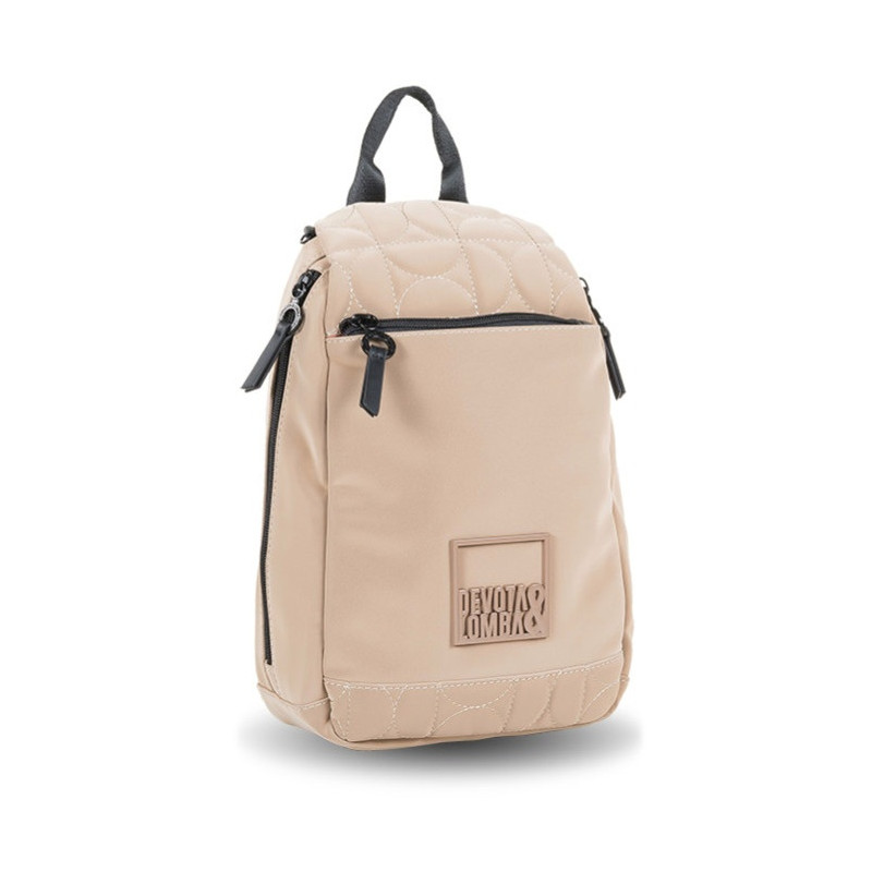 Mochila antirrobo Devota & Lomba color taupe otoño invierno 2024 2025