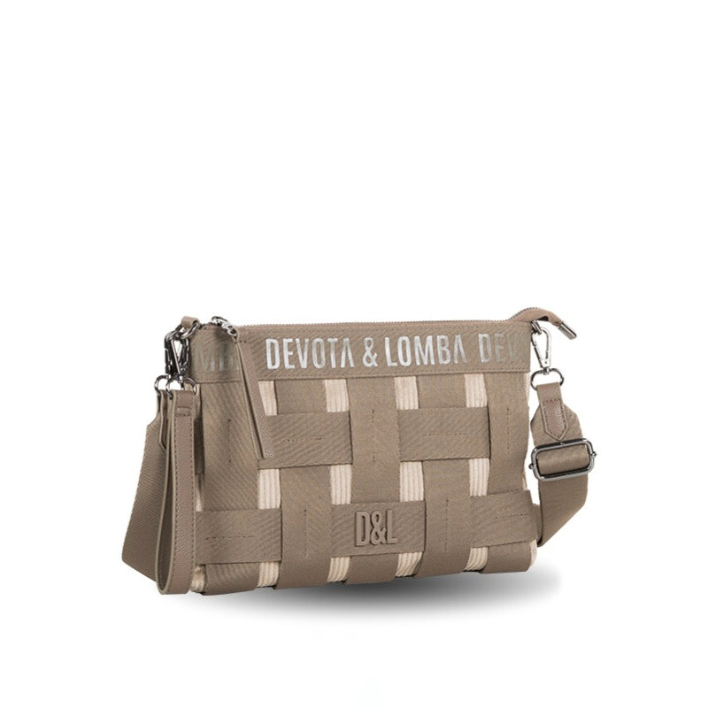 Bolso Devota & Lomba color taupe otoño invierno 2024 2025