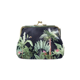 Monedero de boquilla multiusos Artebene jungla verde y negro multicolor