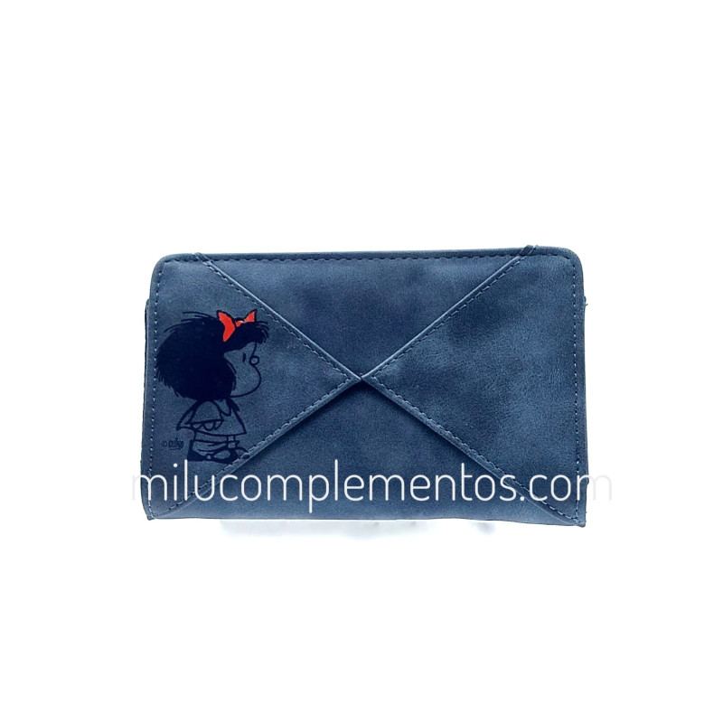 Cartera Mafalda color azul de mujer de la colección Tangram