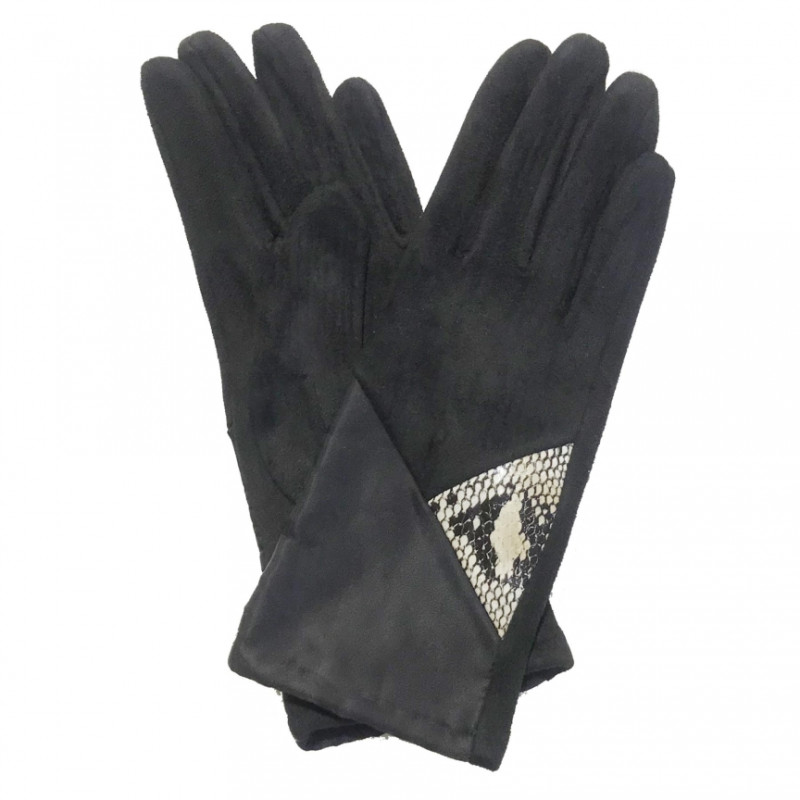 Guantes táctiles negro/marfil de Tantrend