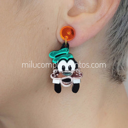 Pendientes metacrilato GOOFY efecto espejo