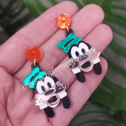 Pendientes metacrilato GOOFY efecto espejo online