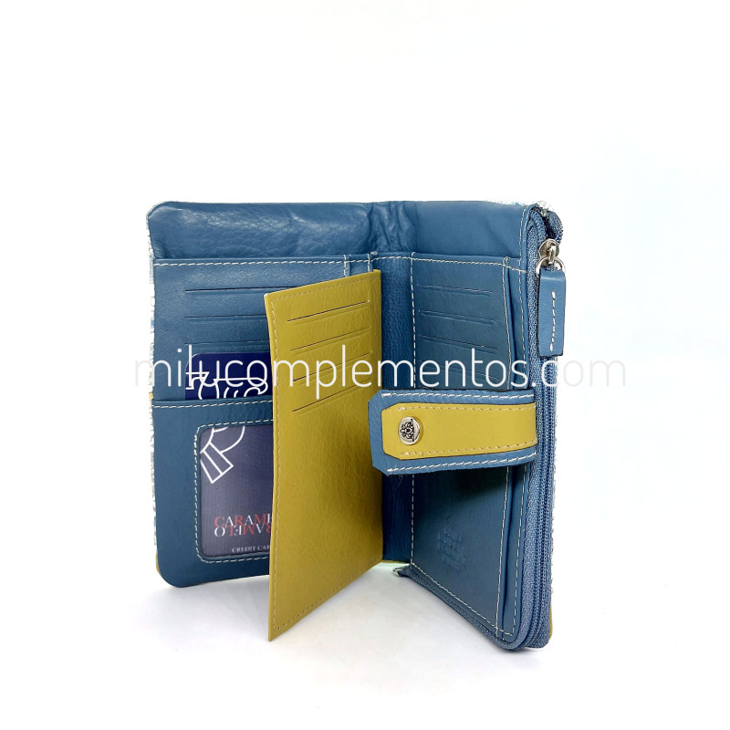 PIQUADRO Modus Portafoglio Da Uomo In Pelle Con Flap Portadocumenti A Due Scomparti E Schermatura RFID