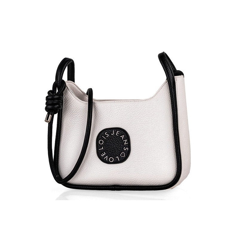 Bolso bandolera Lois color blanco/negro de mujer primavera verano 2025