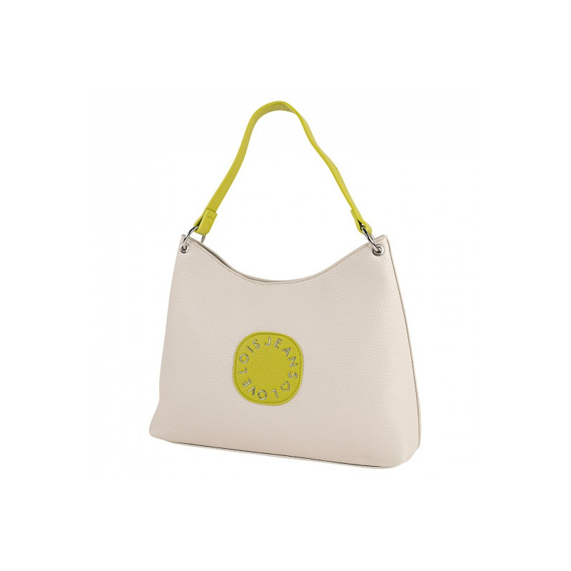 Bolso bandolera Lois color pistacho/blanco roto de mujer nueva colección