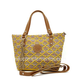 Bolso Caramelo color amarillo de mujer de la colección Logan primavera verano 2025