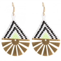 Pendientes Tantrend color verde lima de mujer