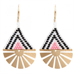 Pendientes Tantrend rosa multicolor de primavera de mujer