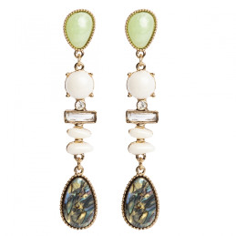 Pendientes largos marca Tantrend multicolor