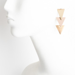 Pendientes largos Tantrend color marrón tienda online nueva temporada