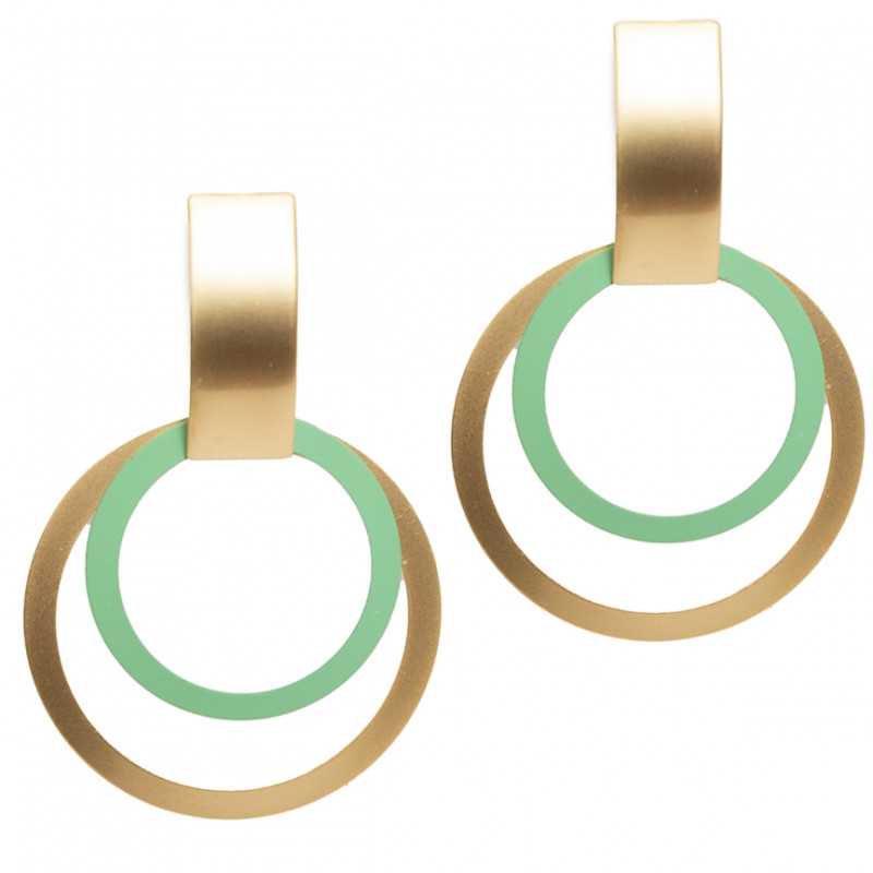 Pendientes Tantrend color verde de mujer tienda online