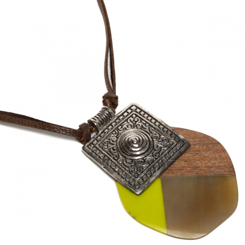 Collar largo Tantrend amarillo de chica