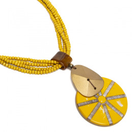 Collar largo Tantrend amarillo online de mujer