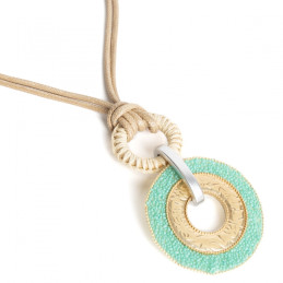 Collar largo Tantrend color verde agua