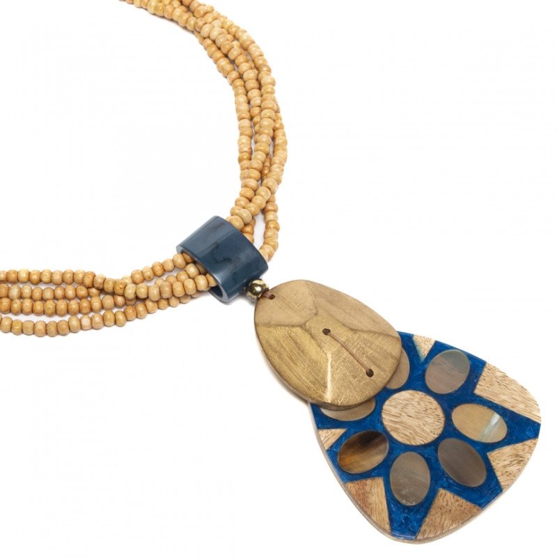 Collar largo Tantrend color azul primavera verano 2025 tienda online
