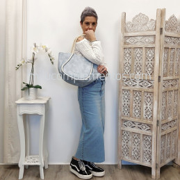 Bolso Caramelo color azul jeans de mujer de la colección Leonor de mujer