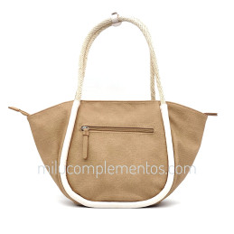 Bolso Caramelo color Beige de mujer de la colección Leonor