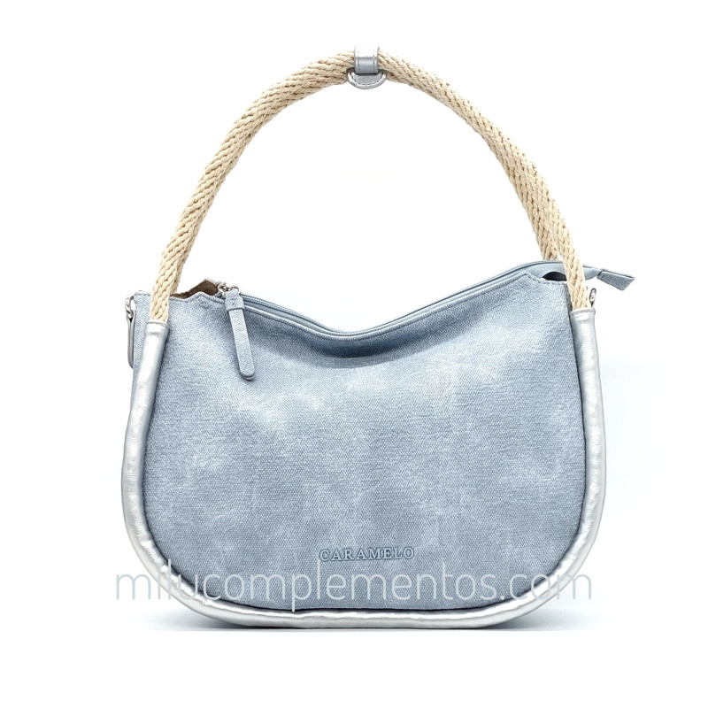 Bolso Caramelo color azul jeans de mujer de la colección Leonor online