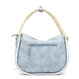 Bolso Caramelo color azul jeans de mujer de la colección Leonor