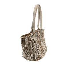 Bolso tote Simosastre color beige de mujer de la colección Briana 2025