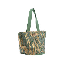 Bolso tote Simosastre color jade de mujer de la colección Briana