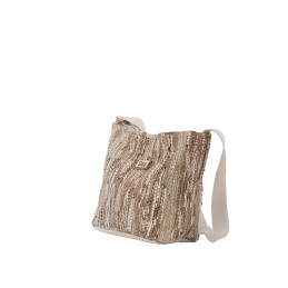 Bolso bandolera Simosastre color beige de mujer de la colección Briana en tienda online