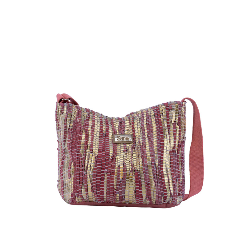 Bolso bandolera Simosastre color coral de mujer de la colección Briana primavera verano