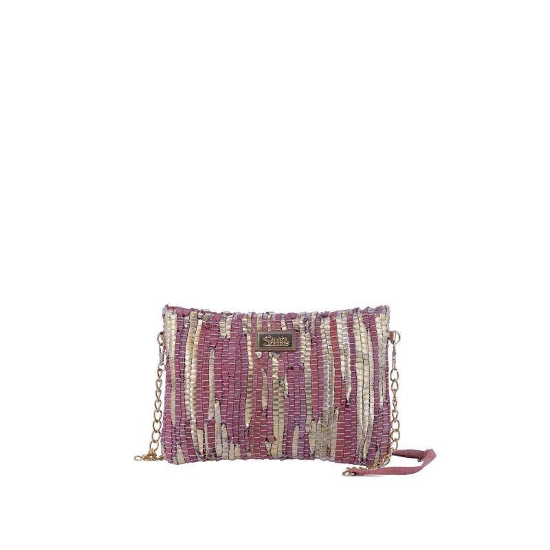Bolso bandolera Simosastre color coral de mujer de la colección Briana