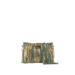 Bolso bandolera Simosastre color jade de mujer de la colección Briana
