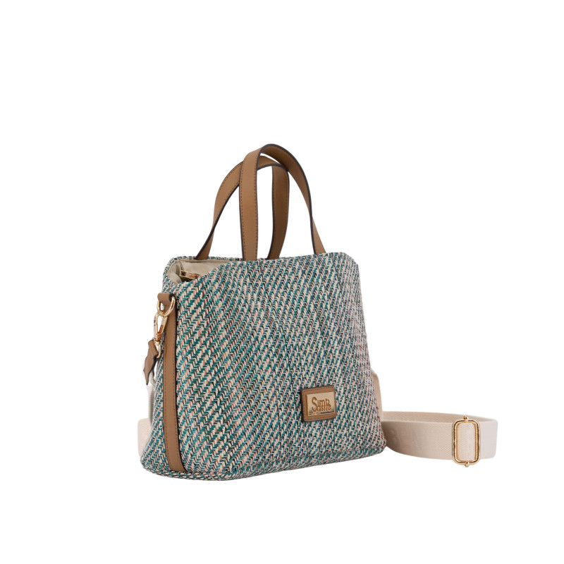 Bolso bandolera Simosastre color azul de mujer de la colección Clarisse