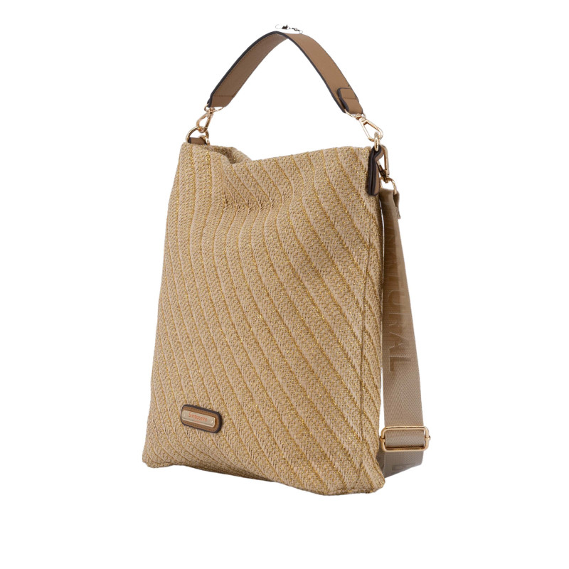 Bolso bandolera Simosastre color beige de mujer de la colección Denisse