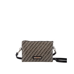 Bolso bandolera Simosastre color negro de mujer de la colección Denisse primavera verano 2025