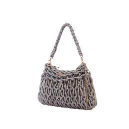 Bolso bandolera Simosastre plata de mujer de la colección Brigitte