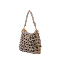 Bolso bandolera Simosastre plata de mujer de la colección Eloise primavera verano