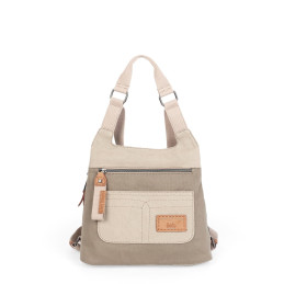 Bolso-mochila de seguridad Lois color beige de mujer de la colección Abilene nuevatemporada