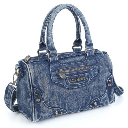 Bolso bandolera de mano Lois color azul de mujer de la colección Roseville