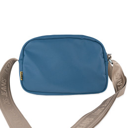 Bolso bandolera Lois color azul/taupe de mujer de la colección Aylmer trasera