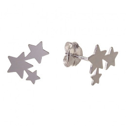 Pendientes estrellas de plata de ley 925