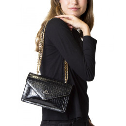 Bolso bandolera Tantrend color negro tamaño real