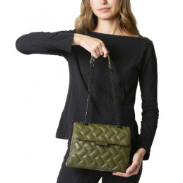 Bolso bandolera Tantrend color verde de mujer